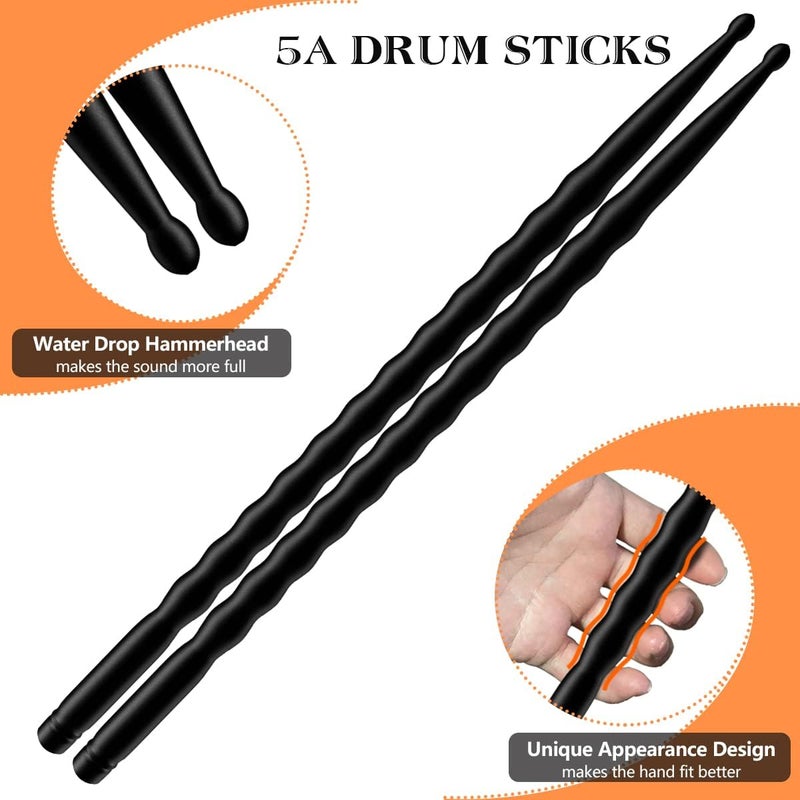 ARLX Drum Sticks 5a Drumstick 1 Pack Carbon Fiber Drumsticks - Image 2